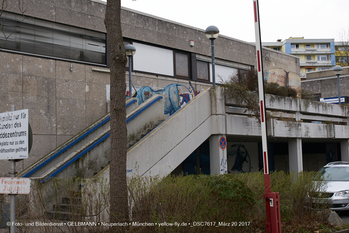 21.03.2017 - Abrissbaustelle Quiddezentrum in Neuperlach